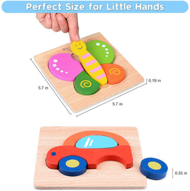 EcoToys Spaß Tierpuzzle | Lehrreich und Kreativ - 3D Puzzle für Kinder